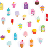 3C4G | Snacks & Sweets Puzzle Eraser Set