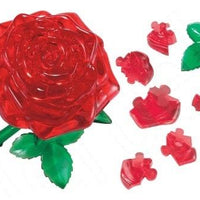 Crystal Puzzle Red Rose