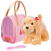 Pucci Pup | Golden Dot Glam Bag & Cocker Spaniel