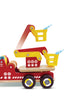 Hape | Siren and Lights Toy Fire Truck