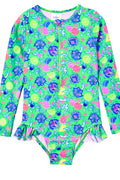 Milky Clothing | Peacock Long Sleeve Swimsuit
