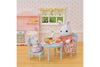 Sylvanian Families | Snow Rabbit Mother & Baby Breakfast Table