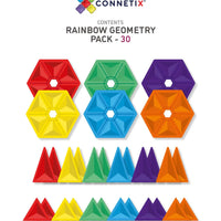 Connetix | Rainbow Geometry Pack 30pc