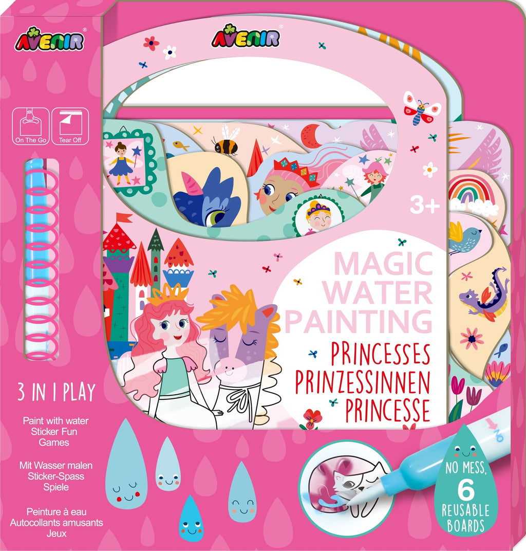 Avenir | 3 in ! Playbook - Magic Water Painting - Princesses
