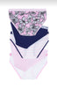 Bonds | Pink, Navy and Flora Bikini Brief 5-Pack