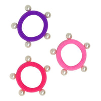 Pink Poppy | Pearl Hair Elastics