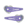 Pink Poppy | Mermaid Heart Hair Clips