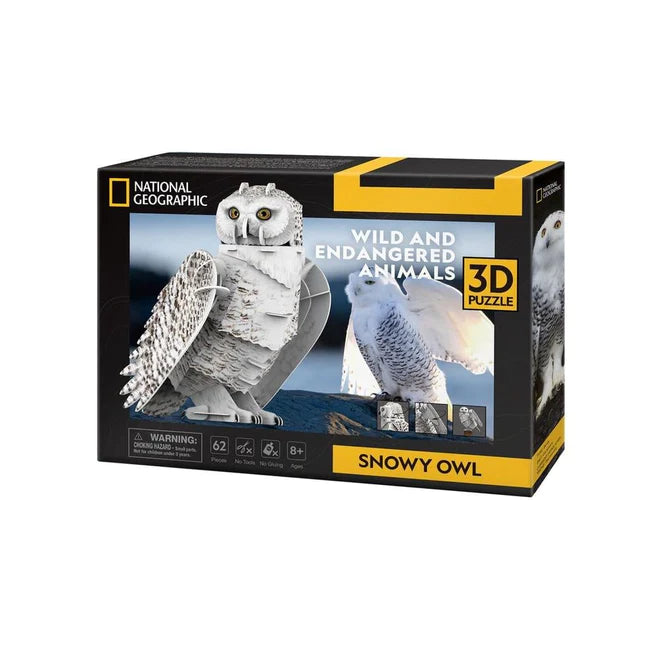 National Geographic | Snowy Owl 3D Puzzle