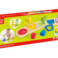 Hape | Colour & Shape Sorting Puzzle