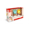 Hape | Cheery Critter Rattle Trio