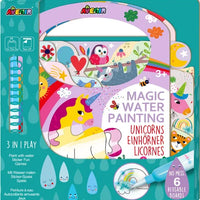 Avenir | 3 in 1 Play Book Magic Water Painting Unicorns