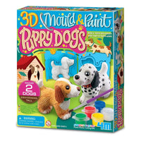 4M | 3D Mould & Paint Puppy Dogs