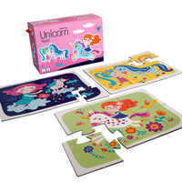 Barbo Toys | 3 Puzzles - Unicorns