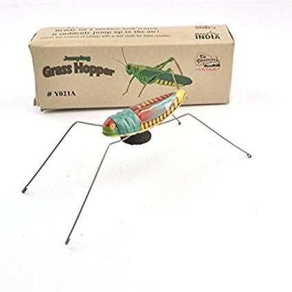 Treasures | Jumping Tin Grasshopper