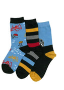 Columbine | Sea Creatures Cotton 3 Pair Pack Crew