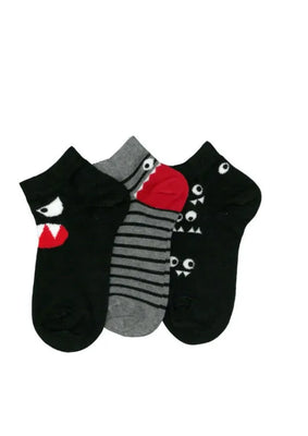 Columbine | Monsters Cotton Liner 3 Pair Pack