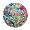 eeBoo | Paradise Garden Round Puzzle 500 piece