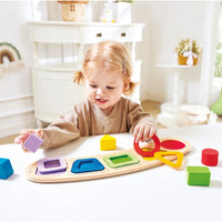 Hape | Colour & Shape Sorting Puzzle