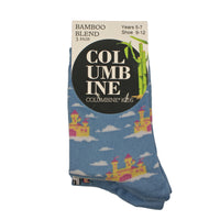 Columbine | Bamboo Crew 3 pk Castle Unicorn