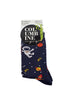 Columbine | Bamboo Crew Socks 3 Pk Space