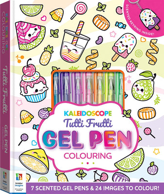 Hinkler | Kaleidoscope Tutti Frutti Gel Pen Colouring