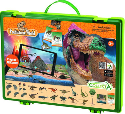 CollectA | AR Mini Dinosaurs Play Set in Carry Case