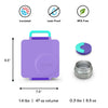 OmieLife | OmieBox Thermos Bento Lunchbox Purple Plum