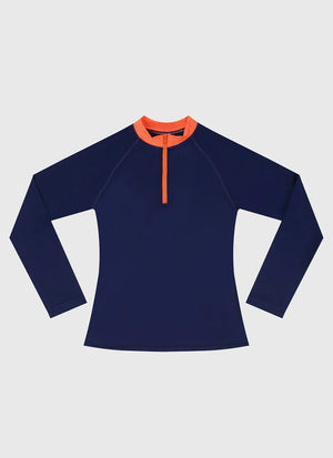 Aqua Blu | Building Blocks Long Sleeve Rash Vest