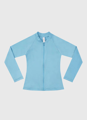 Aqua Blu | Stepping Stones Long Sleeve Rash Vest