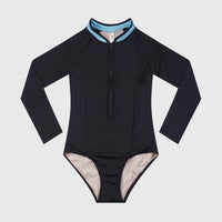 Aqua Blu | Stepping Stones Long Sleeve One Piece