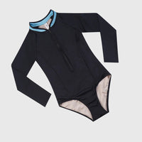 Aqua Blu | Stepping Stones Long Sleeve One Piece
