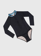 Aqua Blu | Stepping Stones Long Sleeve One Piece