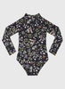 Aqua Blu | Dandelion Long Sleeve One Piece