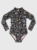 Aqua Blu | Dandelion Long Sleeve One Piece
