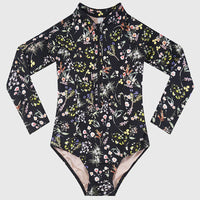 Aqua Blu | Dandelion Long Sleeve One Piece