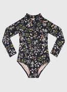 Aqua Blu | Dandelion Long Sleeve One Piece