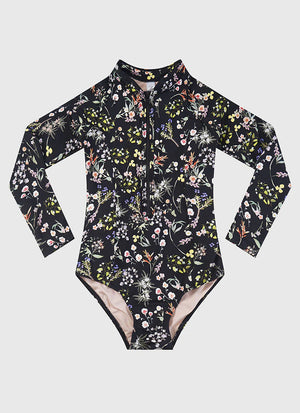 Aqua Blu | Dandelion Long Sleeve One Piece