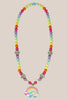 Pink Poppy | Daisy Rainbow Necklace