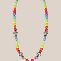 Pink Poppy | Daisy Rainbow Necklace