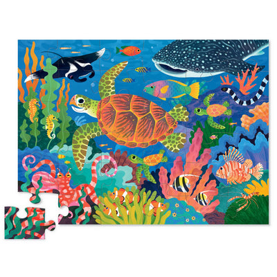 Crocodile Creek | Foil Sea Turtle Puzzle 36 pc