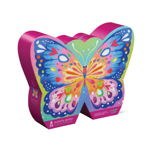 Crocodile Creek | Butterfly Garden Foil Puzzle 36 pc