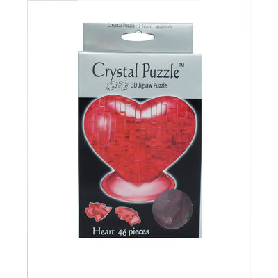 Crystal 3D Puzzle Red Heart