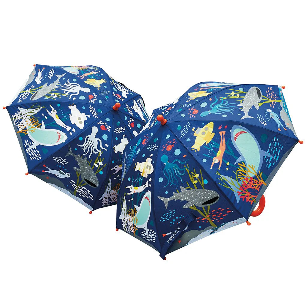 Floss & Rock | Colour Changing Umbrella Deep Sea