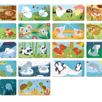 Hape | Animal Family Pairing Puzzle