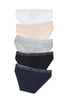 Bonds | Girls Bikini Brief 5-Pack Pink and Black