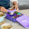 OmieLife | OmieBox Thermos Bento Lunchbox Purple Plum