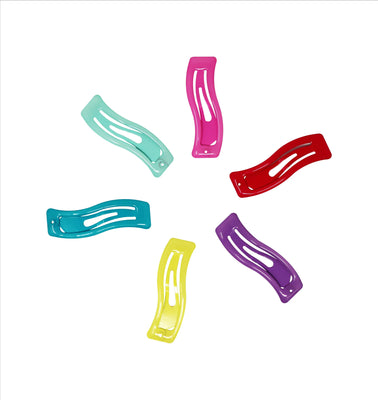 Pink Poppy | Rainbow Hair Clips