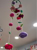 Roses Felt Mobile