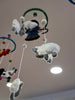 Shepherd and Sheep Felt Mobile