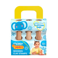 JOVI | PLASTALINA Baby 3 Wooden Clay Stamps